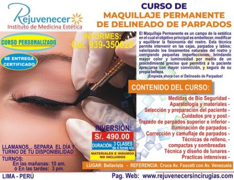 MAQUILLAJE PERMANENTE DE DELINEADO DE PARPADOS